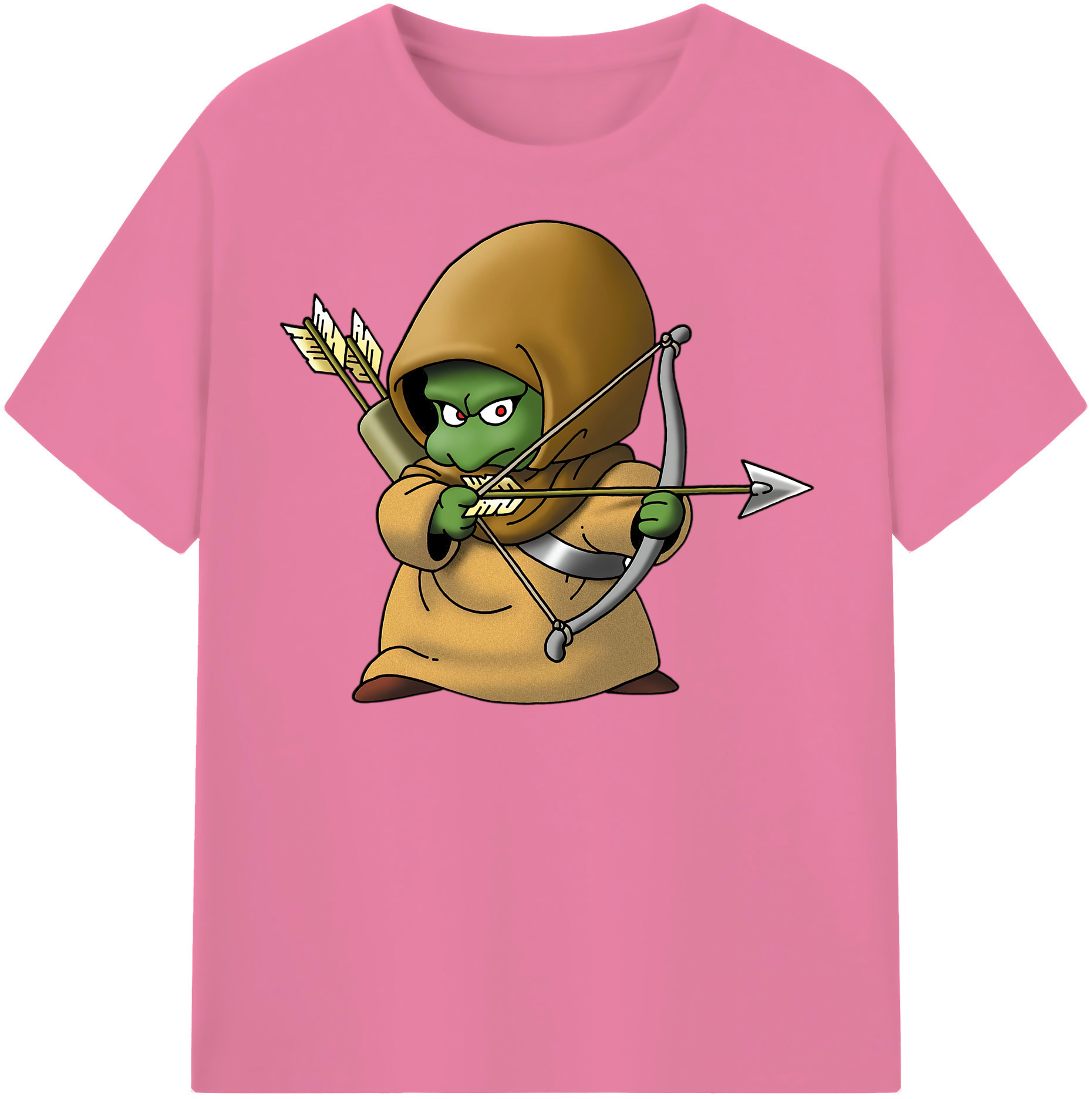 （画像用） ドラゴンクエスト Doragon Kuesuto Dragon Quest 綿100％半袖Tシャツ（フロントプリント）